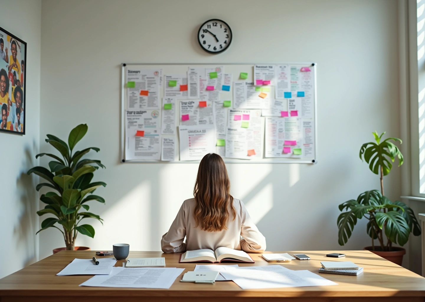 Человек читает книгу с заметками и схемами, символизирующее улучшение понимания и памяти при чтении