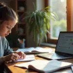 Место для учёбы с человеком, использующим техники активного вспоминания и интервального повторения