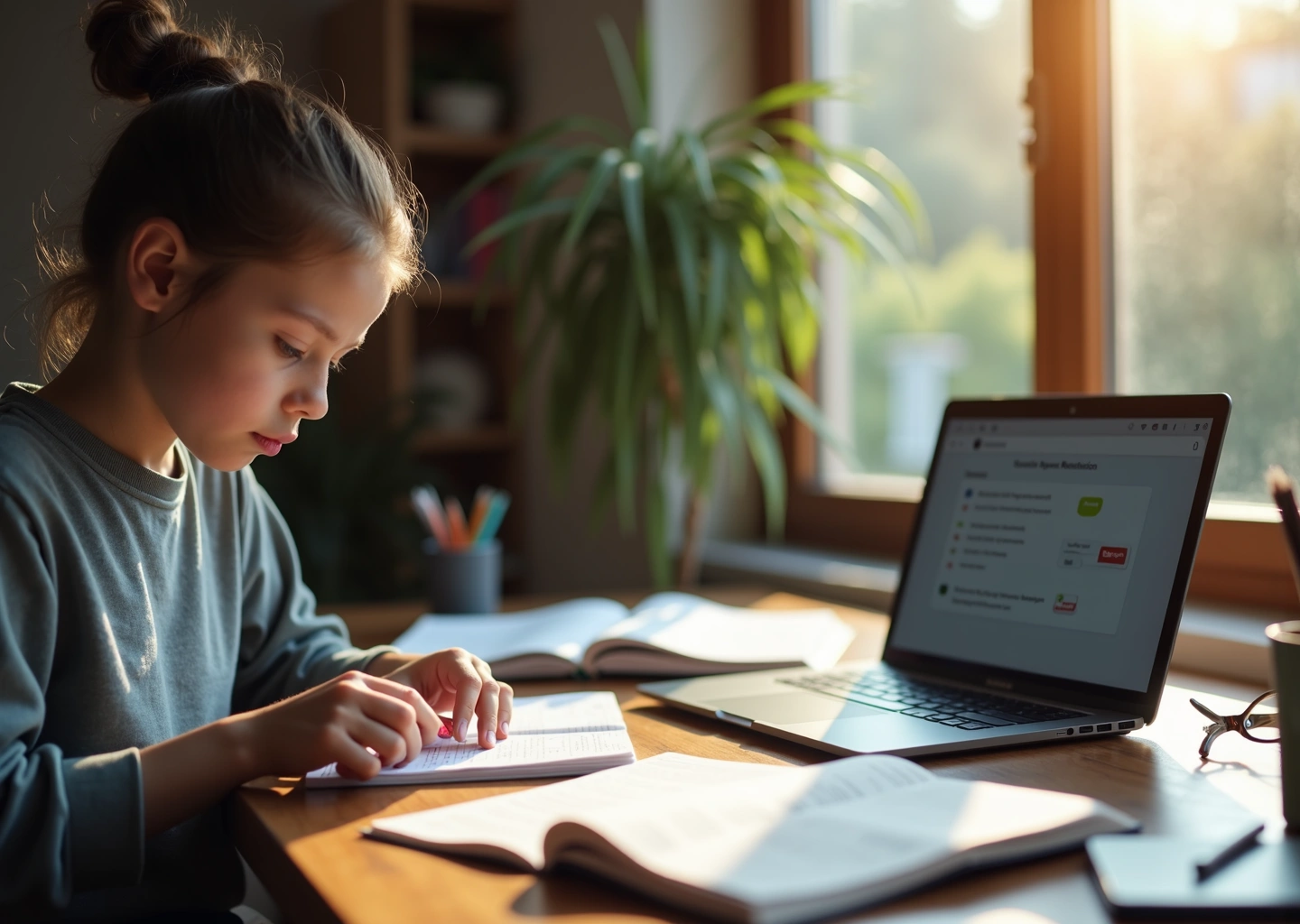 Место для учёбы с человеком, использующим техники активного вспоминания и интервального повторения