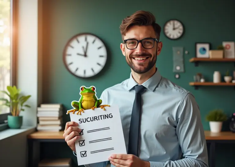 Профессионал использует метод 'Съешь лягушку' для управления временем и повышения продуктивности